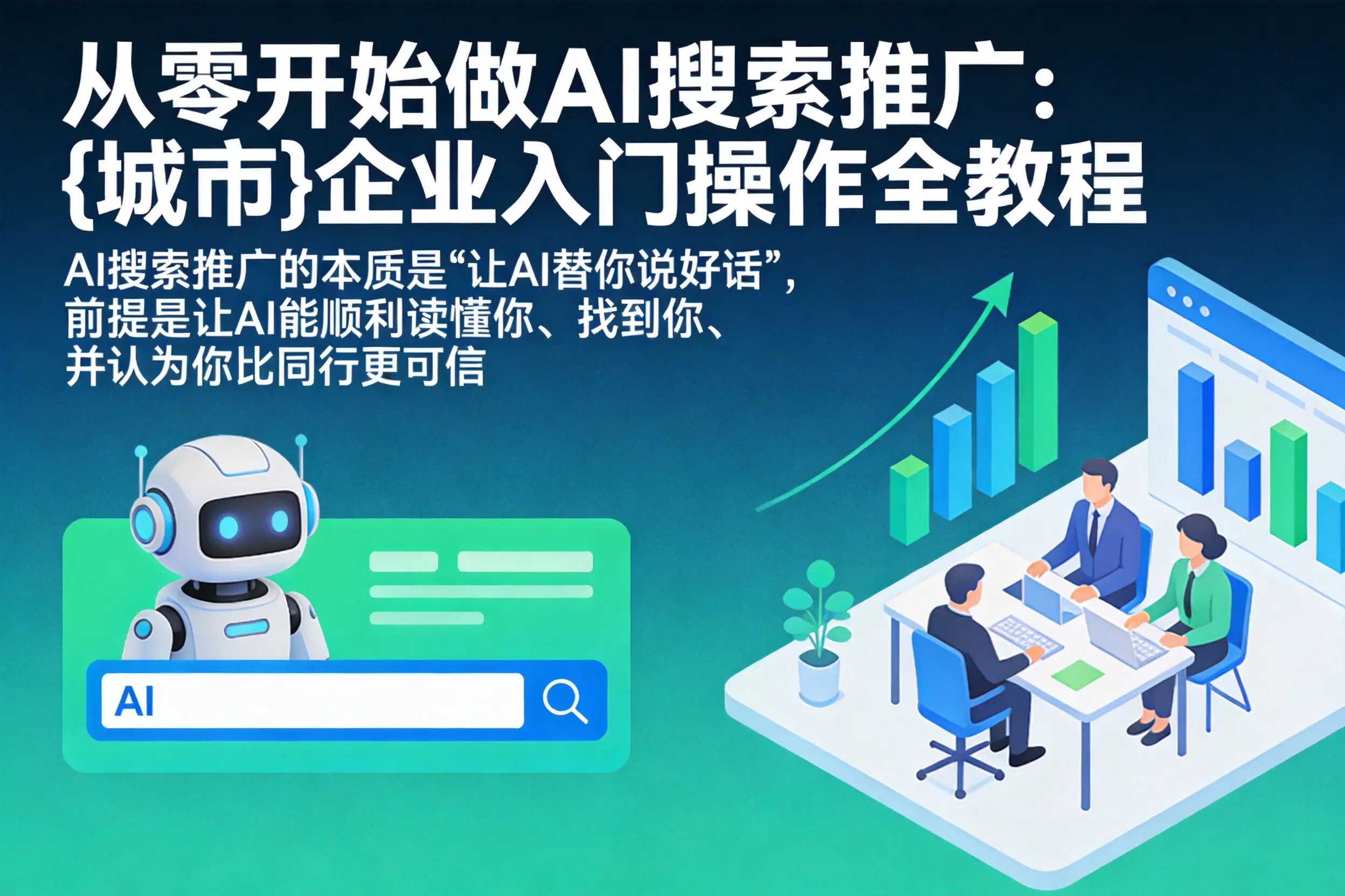 从零开始做AI搜索推广：鸡西企业入门操作全教程