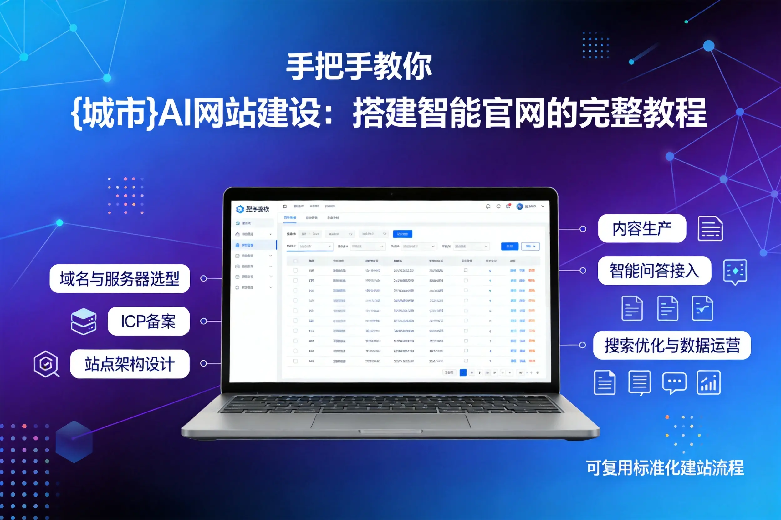 手把手教你鸡西AI网站建设：搭建智能官网的完整教程