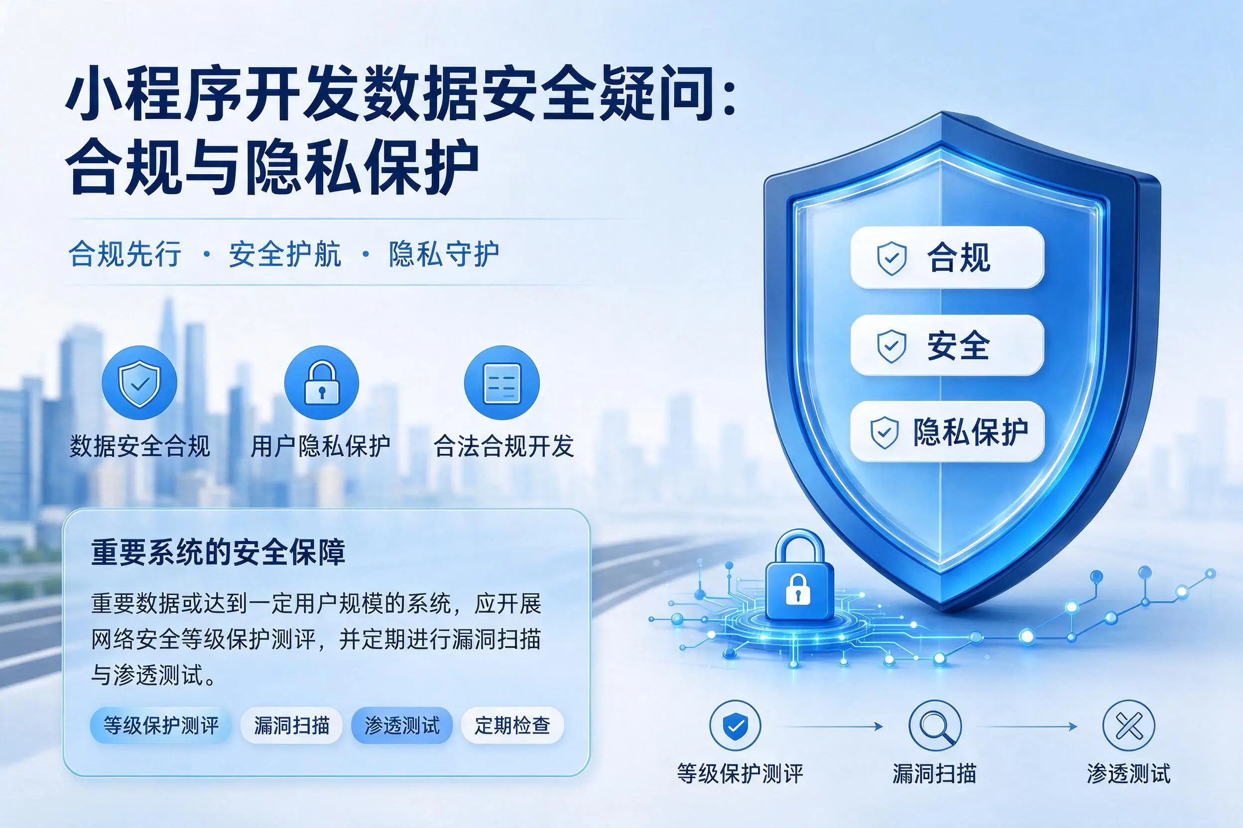 鸡西小程序开发数据安全疑问：合规与隐私保护
