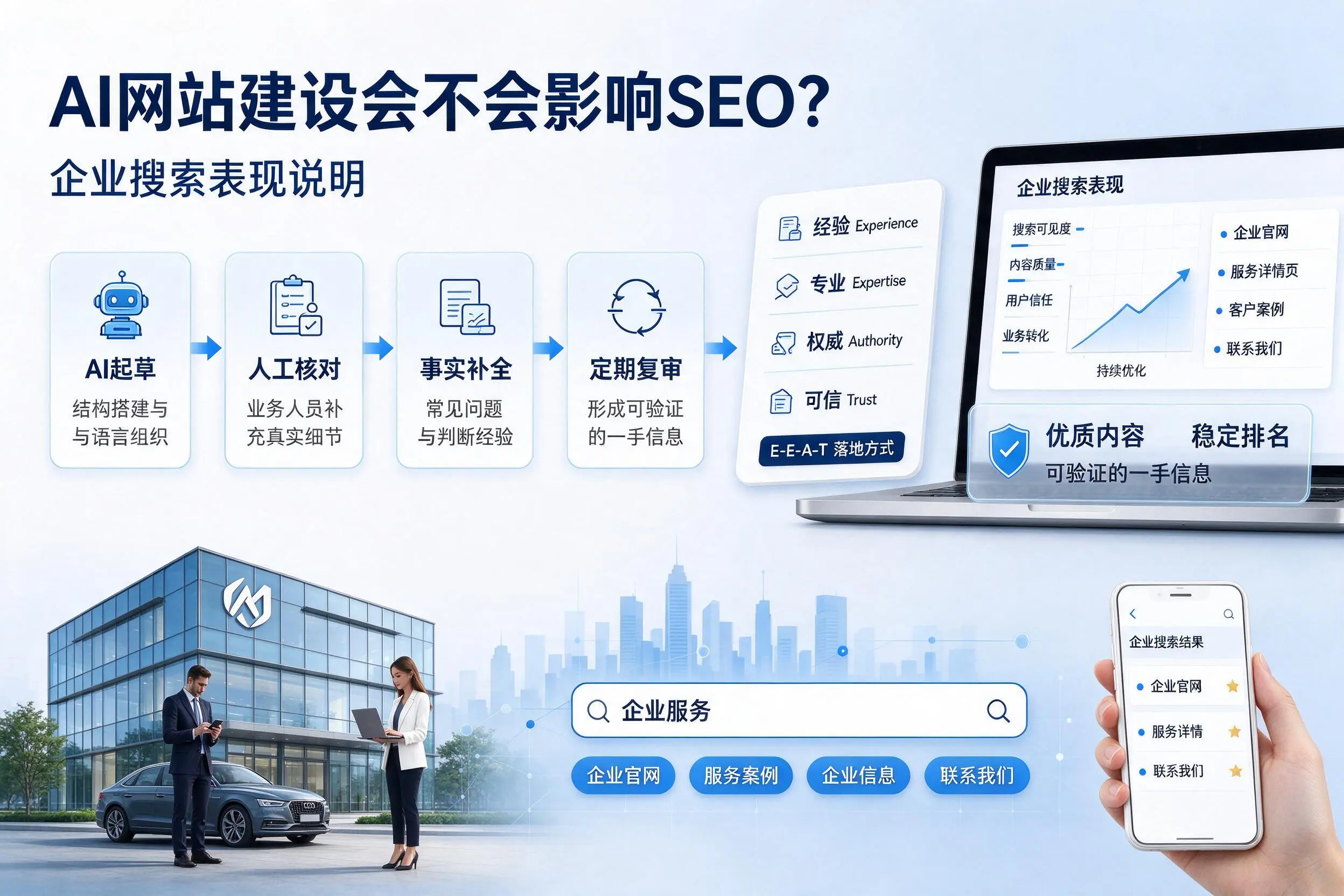 AI网站建设会不会影响SEO?鸡西企业搜索表现说明